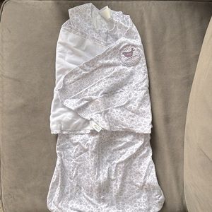 Halo Infant Sleepsack Swaddle Cotton Floral Purple Size 3-6 months